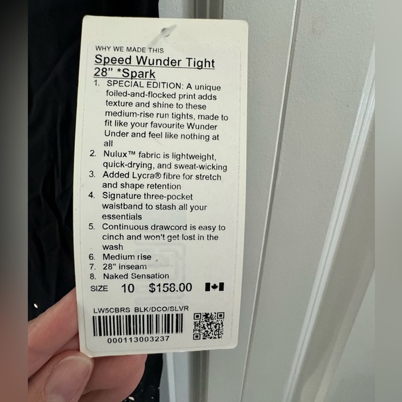 Lululemon Speed Wonder Tight *Spark* Special Edition NWT - Picture 3 of 7